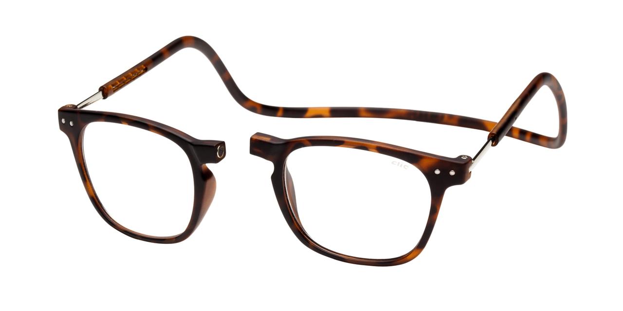 Clic Manhattan Oval Reading Glasses in Tortoise